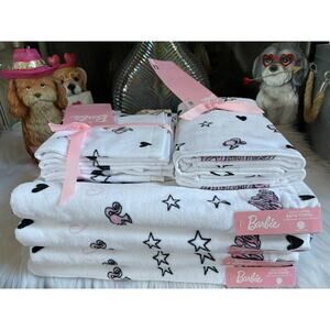 Barbie Bath Towel Set! 4 BathTowels,2 HandTowels,4 Washcloths New Hot Item